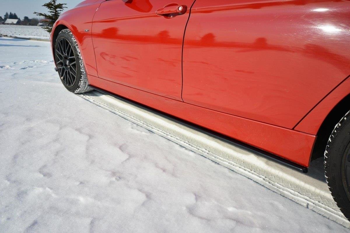 Seitenschweller Ansatz für BMW 3er F30 schwarz Hochglanz