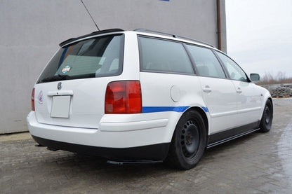 Spoiler CAP für VW PASSAT B5 Kombi schwarz Hochglanz