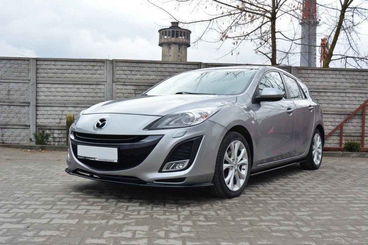 Front Ansatz für MAZDA 3 MK2 SPORT (vor Facelift) schwarz Hochglanz