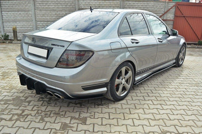Mercedes-Benz C Limousine / Kombi AMG-Line W204 / S204 Diffusor Heck Ansatz für Heckschürze für & Heck Ansatz Flaps Diffusor für