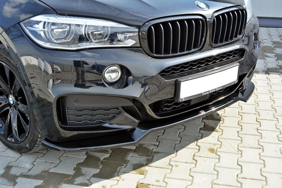 Front Ansatz für v.1 BMW X6 F16 M Paket Carbon Look