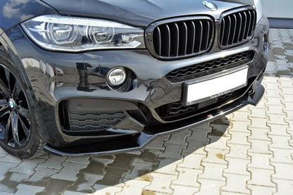 Front Ansatz für v.1 BMW X6 F16 M Paket Carbon Look