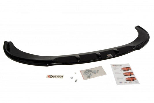 Front Ansatz für SEAT IBIZA IV FR (6J) vor Facelift schwarz Hochglanz