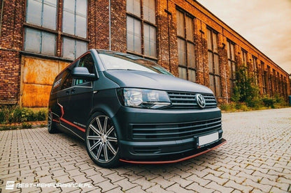 VOLKSWAGEN T6 Front Ansatz für v.1 schwarz Hochglanz