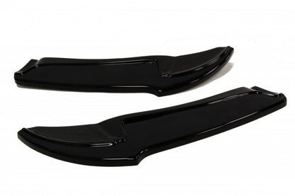 Heck Ansatz Flaps Diffusor für VW GOLF 6 R schwarz matt