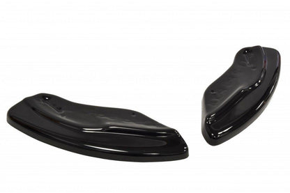 Heck Ansatz Flaps Diffusor passend für Diffusor passend für AUDI TT MK2 RS schwarz Hochglanz schwarz Hochglanz