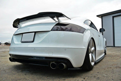 Heck Ansatz Flaps Diffusor passend für Diffusor passend für AUDI TT MK2 RS schwarz Hochglanz schwarz Hochglanz