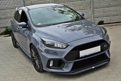 Front Ansatz V.2 für Ford Focus RS Mk3 schwarz Hochglanz