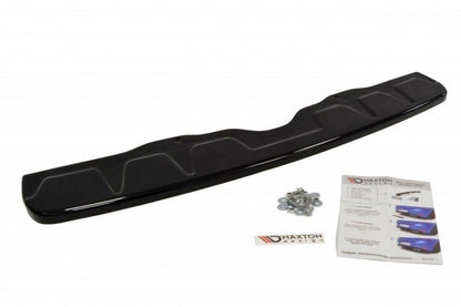 Mittlerer Diffusor Heck Ansatz V.1 für SUBARU WRX STI schwarz Hochglanz