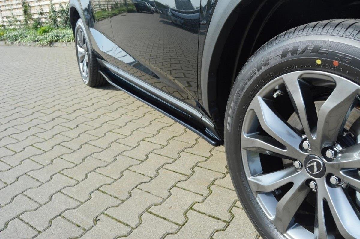 Seitenschweller Ansatz für Lexus NX Preface/Facelift schwarz Hochglanz