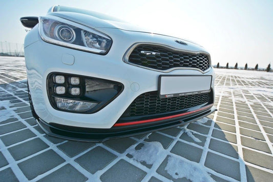 Front Ansatz V.1 für KIA CEE&quot;D / PRO CEE&quot;D GT MK2 schwarz Hochglanz