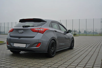 Seitenschweller Ansatz für Hyundai i30 mk.2 schwarz Hochglanz