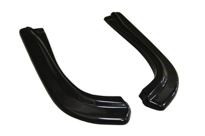 Heck Ansatz Flaps Diffusor für Infiniti G37 Limousine schwarz Hochglanz