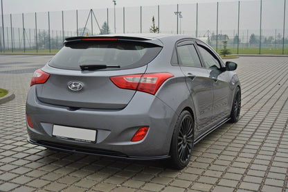 Spoiler CAP für Hyundai i30 mk.2 schwarz matt