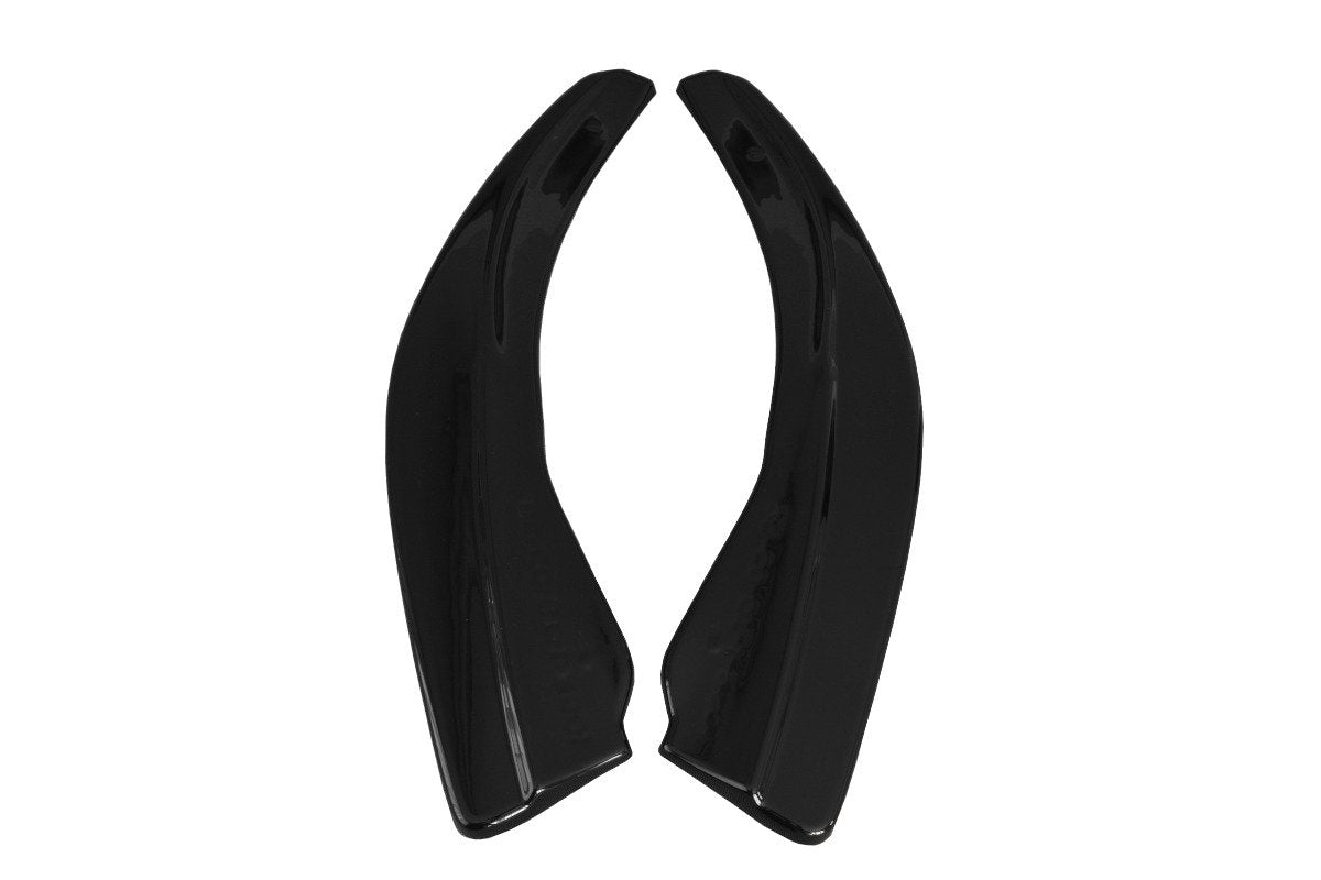 Heck Ansatz Flaps Diffusor für BENTLEY CONTINENTAL GT schwarz Hochglanz