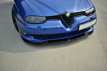 Front Ansatz V.1 für ALFA ROMEO 156 GTA  schwarz Hochglanz