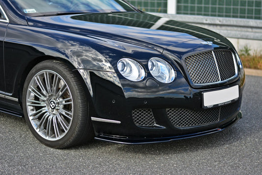 Front Ansatz V.1 für BENTLEY CONTINENTAL GT schwarz matt