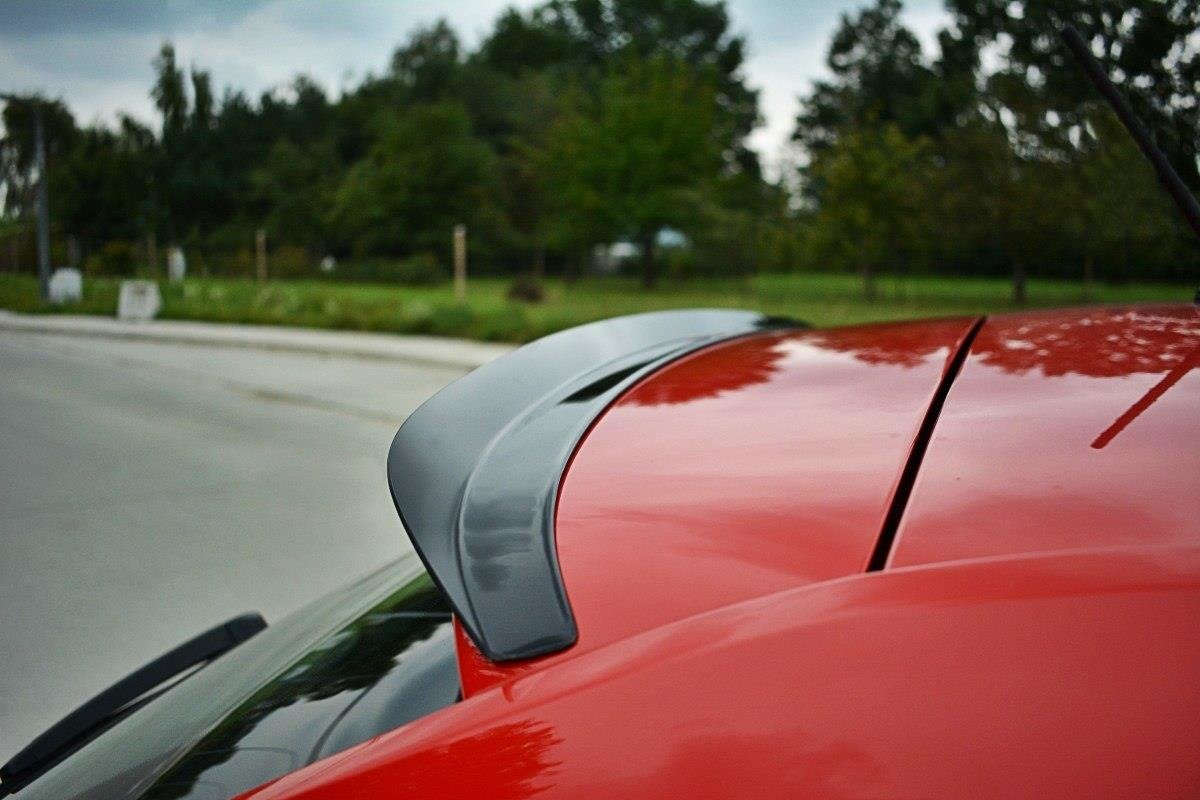 Spoiler CAP für Skoda Rapid Spaceback schwarz Hochglanz