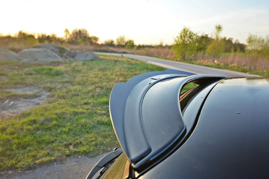 Spoiler CAP für MINI R53 COOPER S JCW schwarz Hochglanz