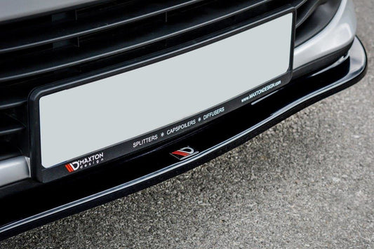 Front Ansatz V.1 für Renault Clio Mk4 schwarz Hochglanz
