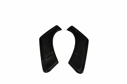 Heck Ansatz Flaps Diffusor für Honda Civic Mk9 Facelift schwarz Hochglanz