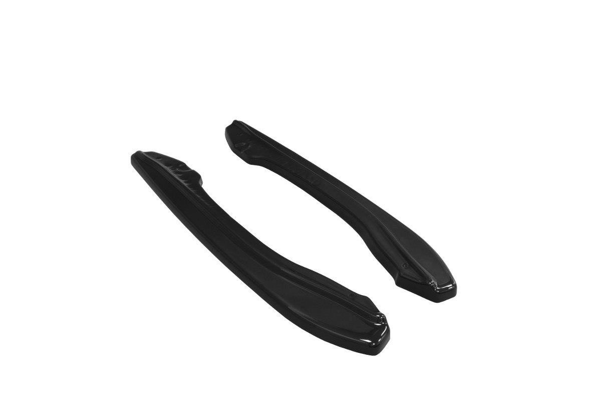 Heck Ansatz Flaps Diffusor für BMW M6 E63 Carbon Look