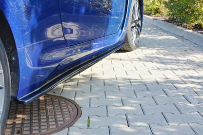 Seitenschweller Ansatz für Lexus RC F Carbon Look
