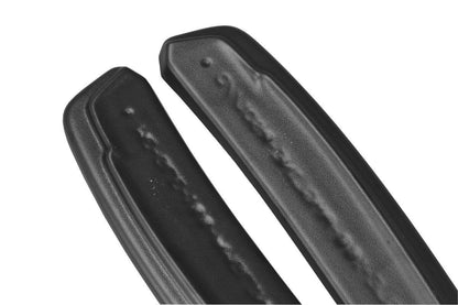 Heck Ansatz Flaps Diffusor für Mercedes GLE W166 AMG-Line Carbon Look