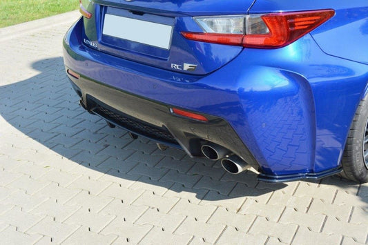 Diffusor Heck Ansatz für Lexus RC F Carbon Look