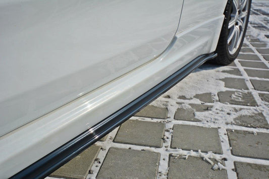 Seitenschweller Ansatz für KIA CEE&quot;D / PRO CEE&quot;D GT MK2 schwarz Hochglanz