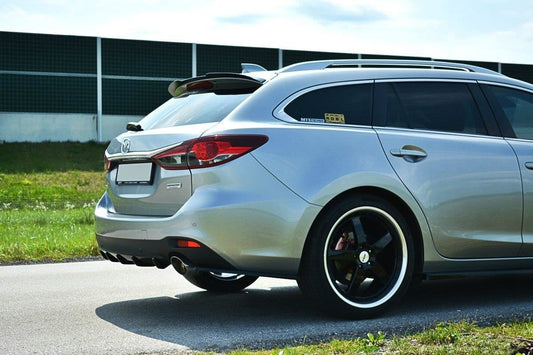 Spoiler CAP für Mazda 6 GJ (Mk3) Wagon schwarz Hochglanz