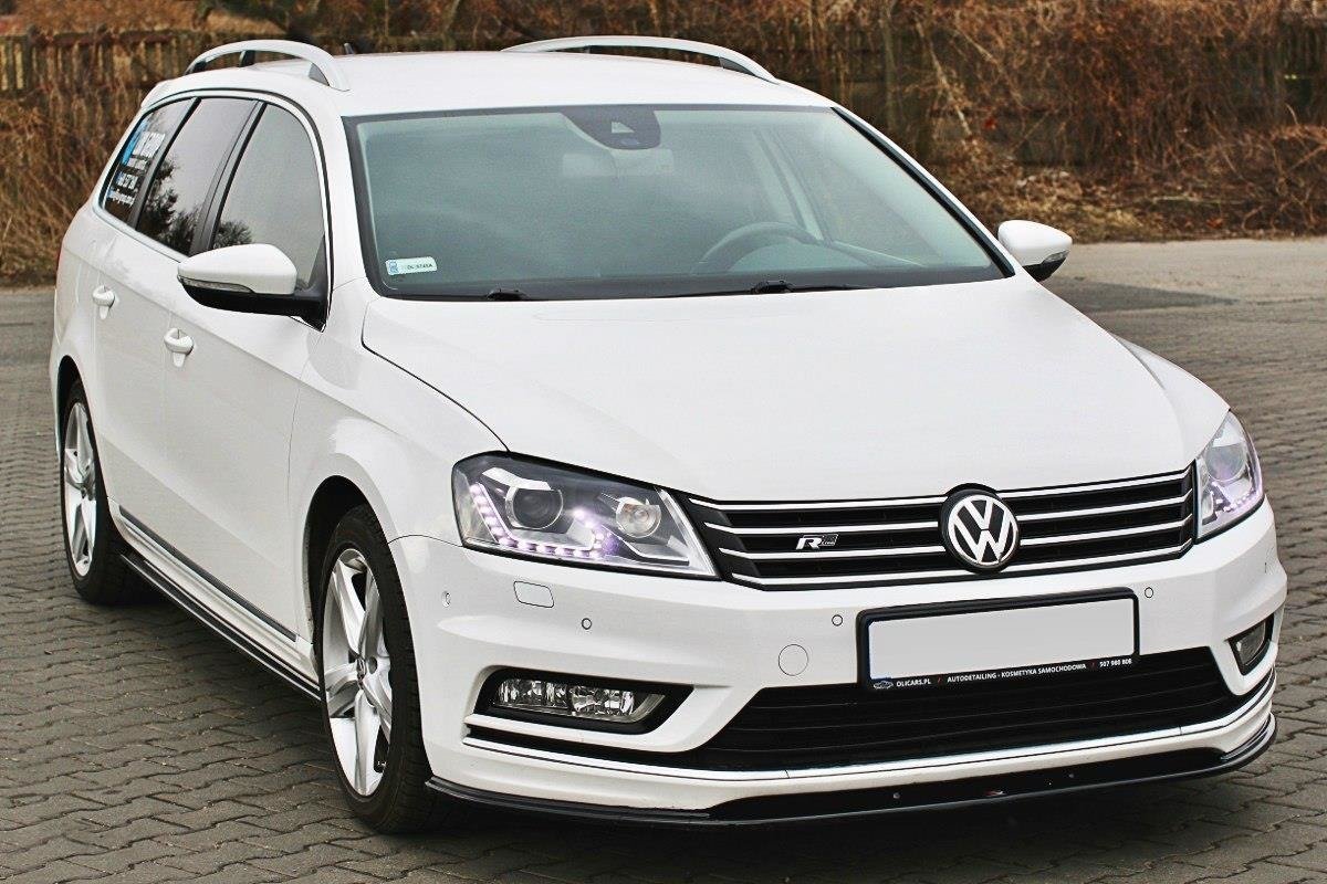 Front Ansatz V.1 für Vw Passat B7 R-Line Carbon Look