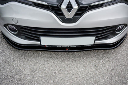 Front Ansatz V.1 für Renault Clio Mk4 schwarz Hochglanz