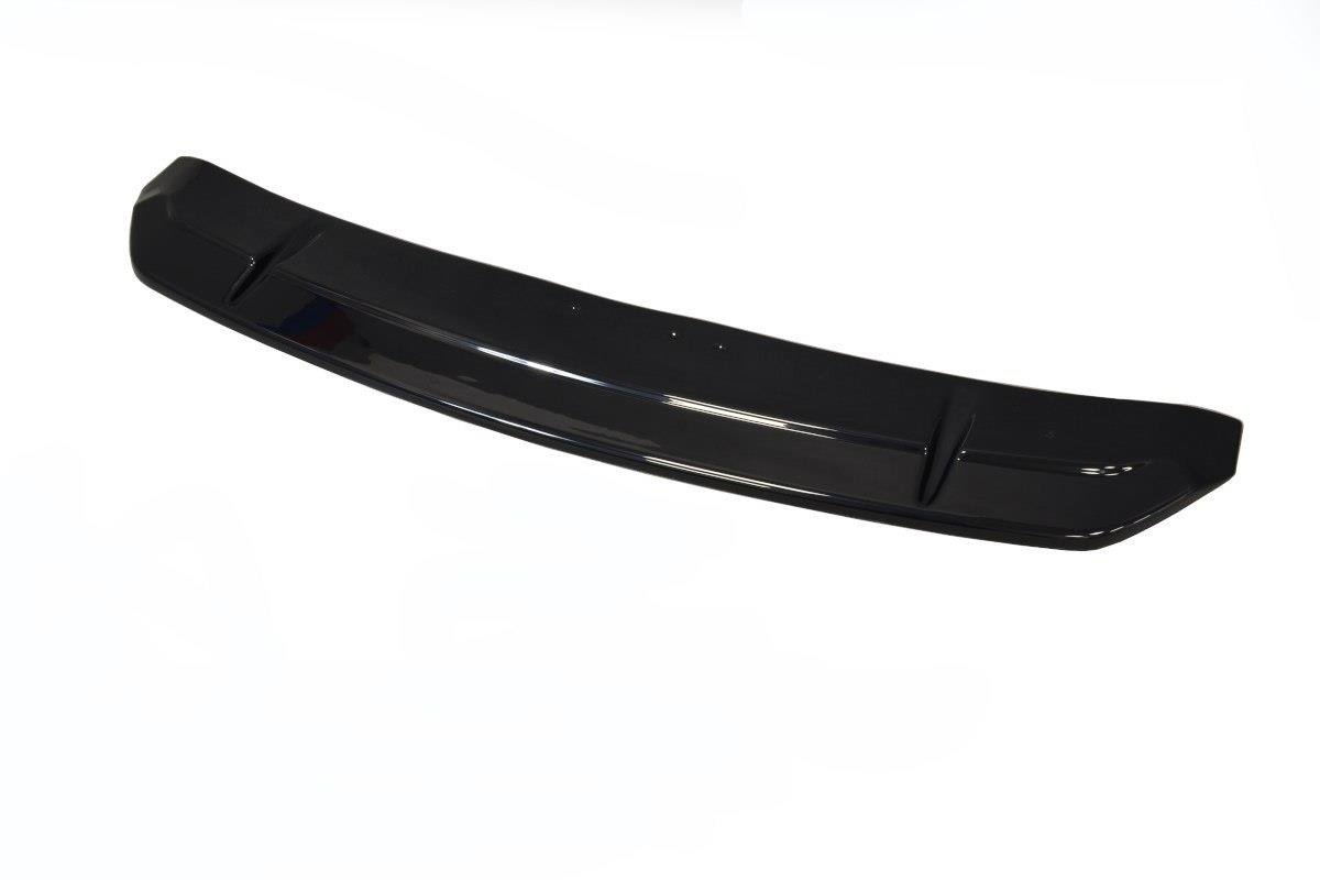 Mittlerer Diffusor Heck Ansatz für Audi RS7 C7 FL schwarz matt