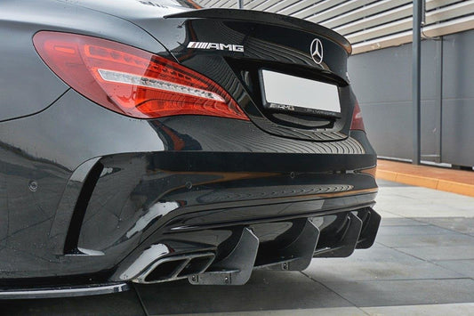 Diffusor Heck Ansatz für Heckschürze V.1 für Mercedes CLA A45 AMG C117 Facelift