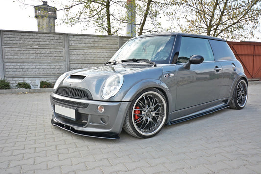 Front Ansatz für MINI R53 COOPER S JCW schwarz Hochglanz
