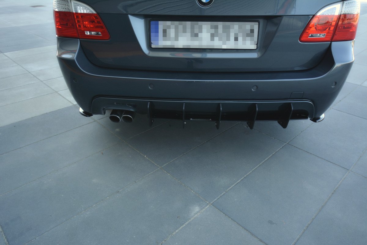Diffusor Heck Ansatz für Heckschürze für BMW 5er E61 (TOURING) WAGON M Paket
