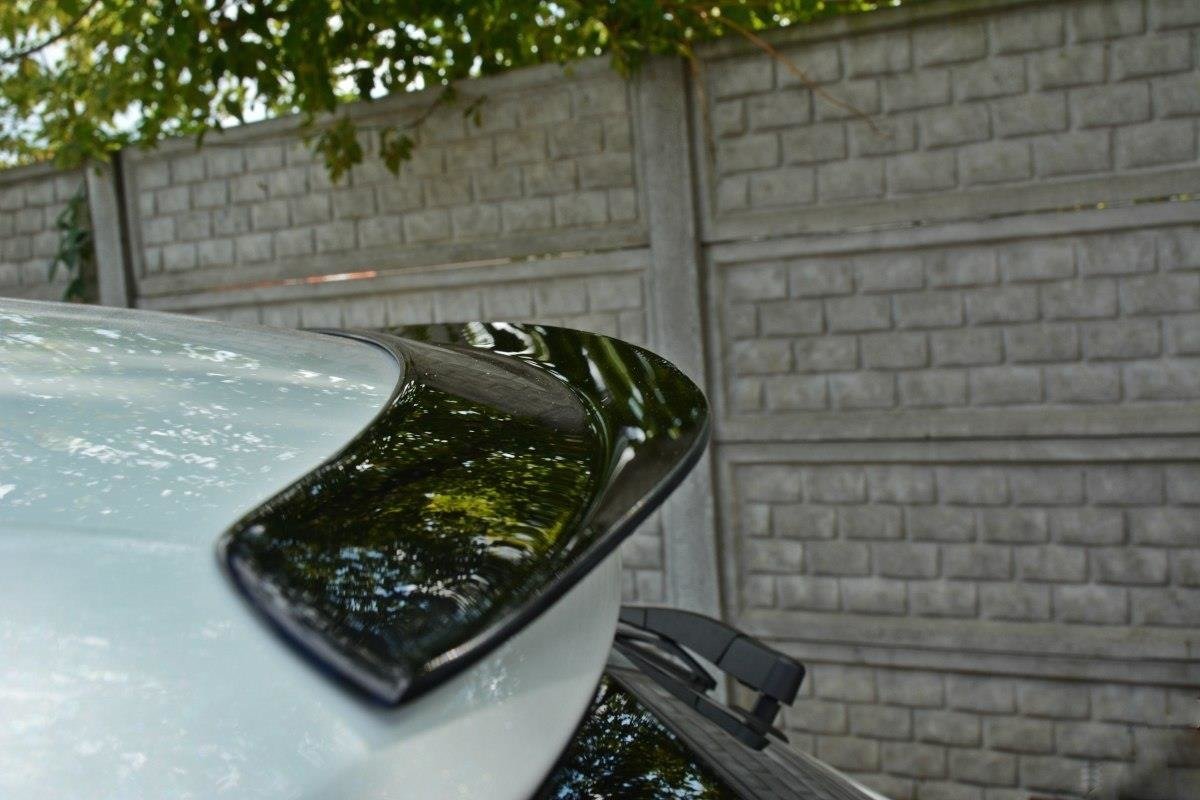 Spoiler CAP für Renault Megane Hatchback MK4  schwarz Hochglanz