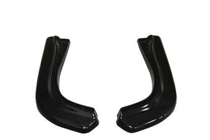 Heck Ansatz Flaps Diffusor für Infiniti G37 Limousine schwarz Hochglanz