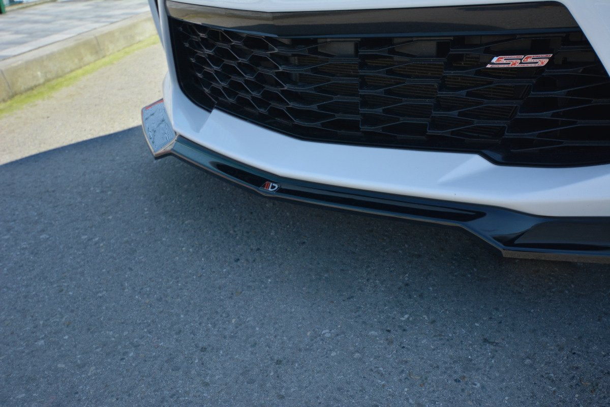 Front Ansatz V.1 für CHEVROLET CAMARO 6TH-GEN. PHASE-I 2SS COUPE schwarz Hochglanz