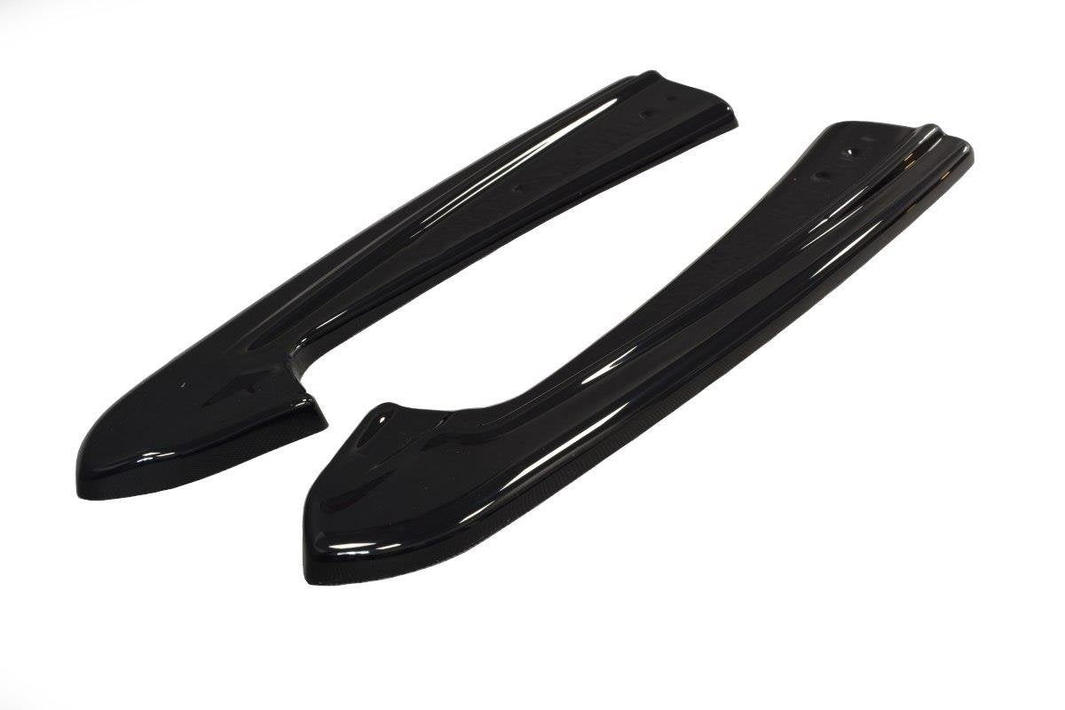 Heck Ansatz Flaps Diffusor für Audi RS7 Facelift Carbon Look