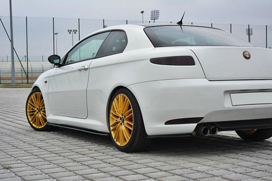 Heck Ansatz Flaps Diffusor für Alfa Romeo GT Carbon Look