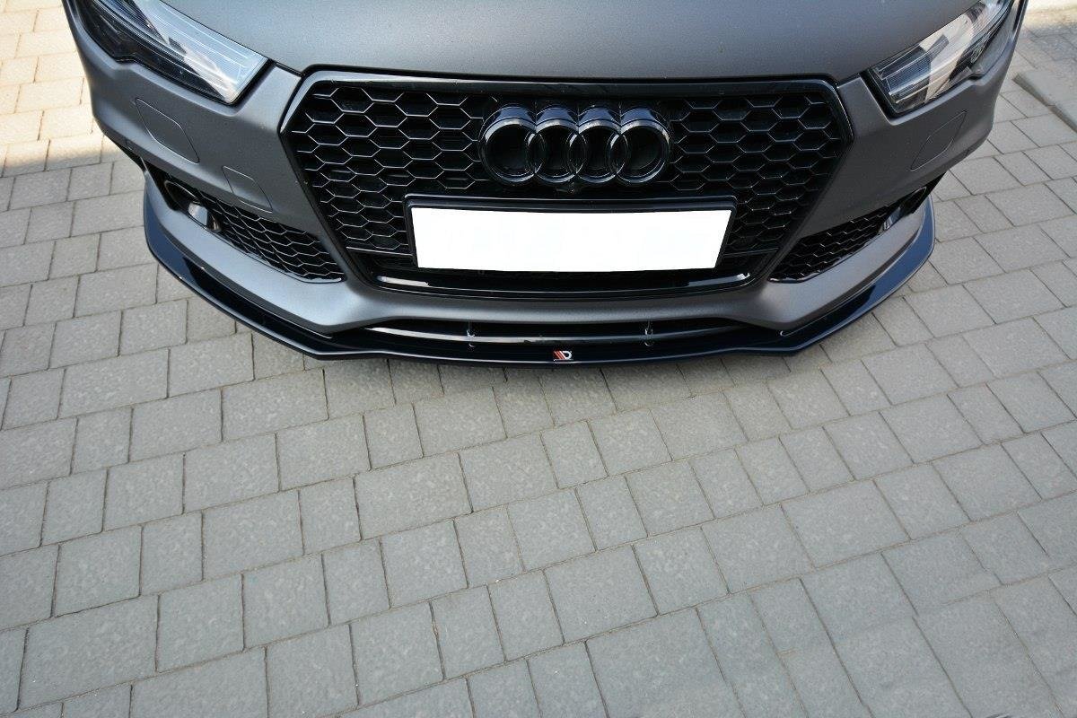 Front Ansatz V.1 für Audi RS7 C7 schwarz Hochglanz