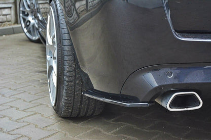 Heck Ansatz Flaps Diffusor für OPEL ZAFIRA B OPC / VXR schwarz Hochglanz