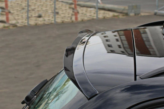 Spoiler CAP für BMW 3er Touring E91 schwarz Hochglanz