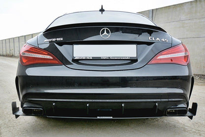 Diffusor Heck Ansatz für Heckschürze V.3 für Mercedes CLA A45 AMG C117 Facelift