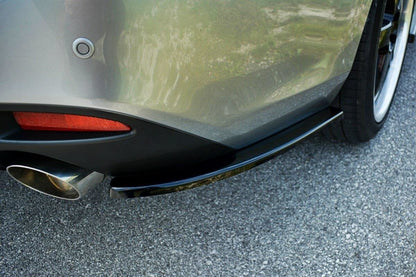 Heck Ansatz Flaps Diffusor für Mazda 6 GJ (Mk3) schwarz Hochglanz