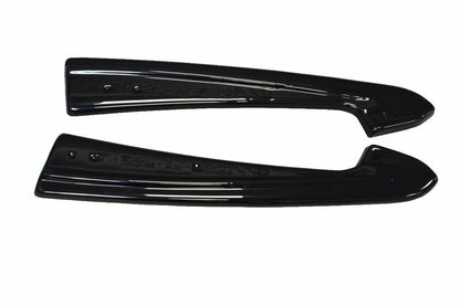 Heck Ansatz Flaps Diffusor für Audi RS7 Facelift Carbon Look