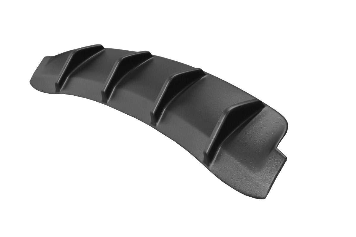 Diffusor Heck Ansatz für VOLKSWAGEN SCIROCCO MK.3 R FACELIFT schwarz Hochglanz