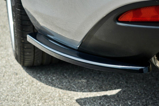 Heck Ansatz Flaps Diffusor für Mazda 6 GJ (Mk3) Carbon Look